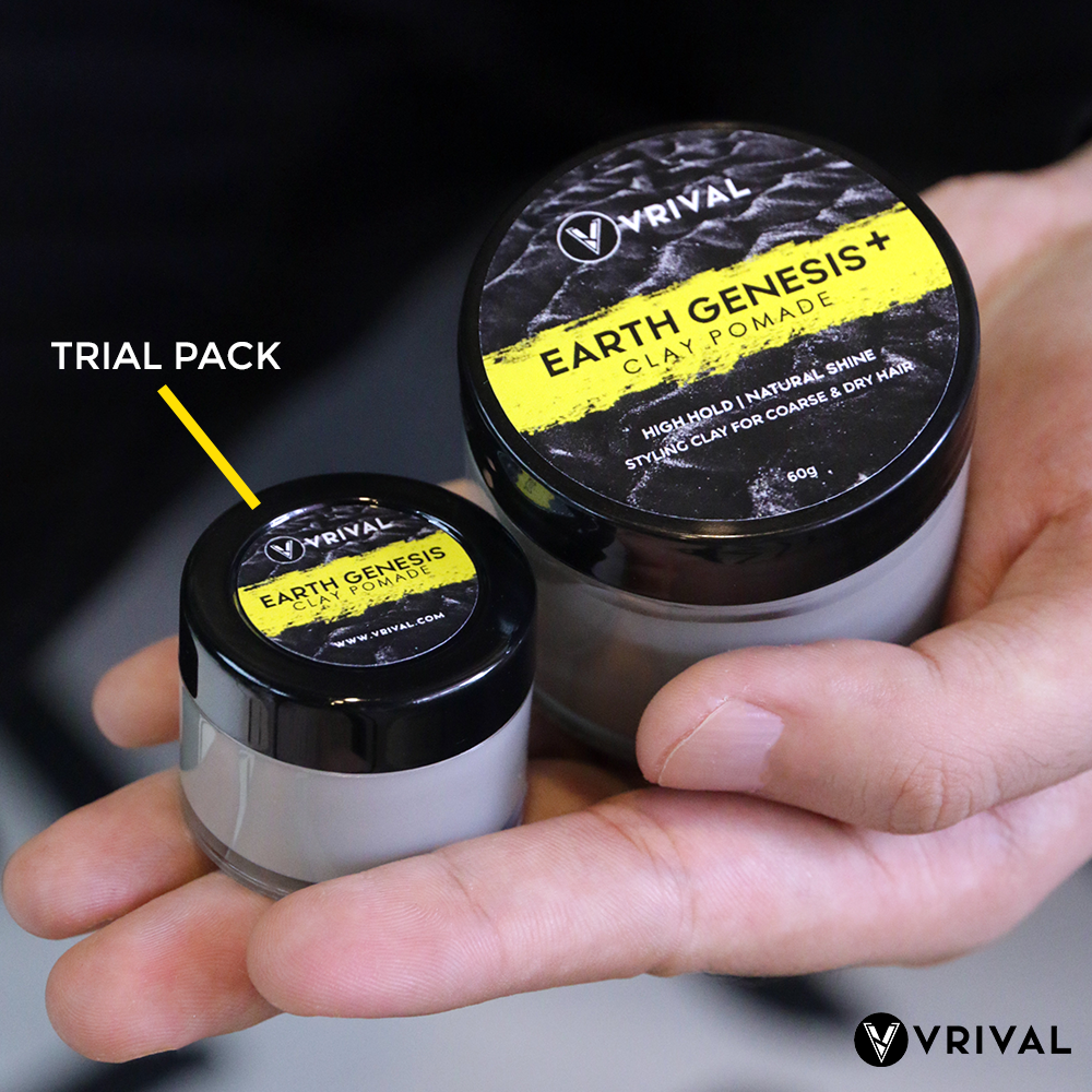 TRIAL PACK | Earth Genesis Clay Pomade by VRIVAL | 14g