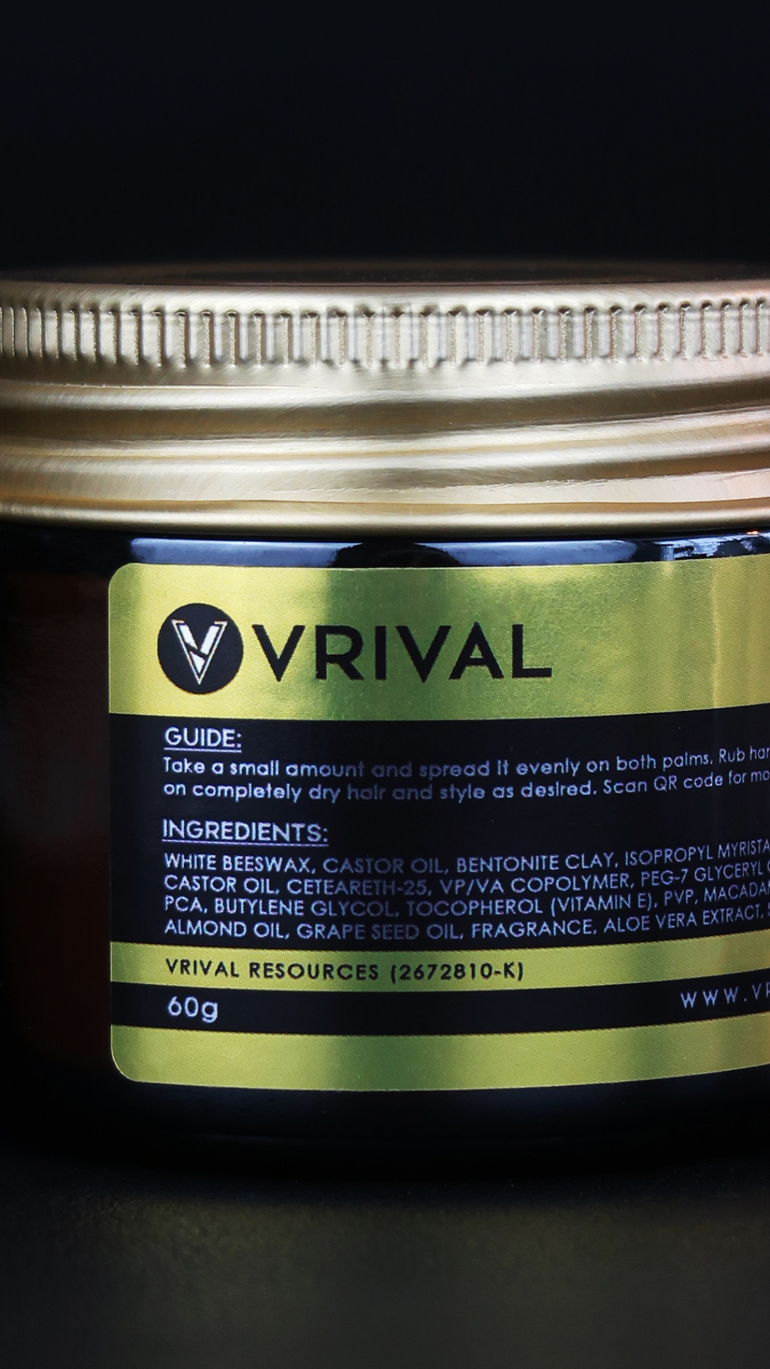 Clay Pomade by VRIVAL | 60g