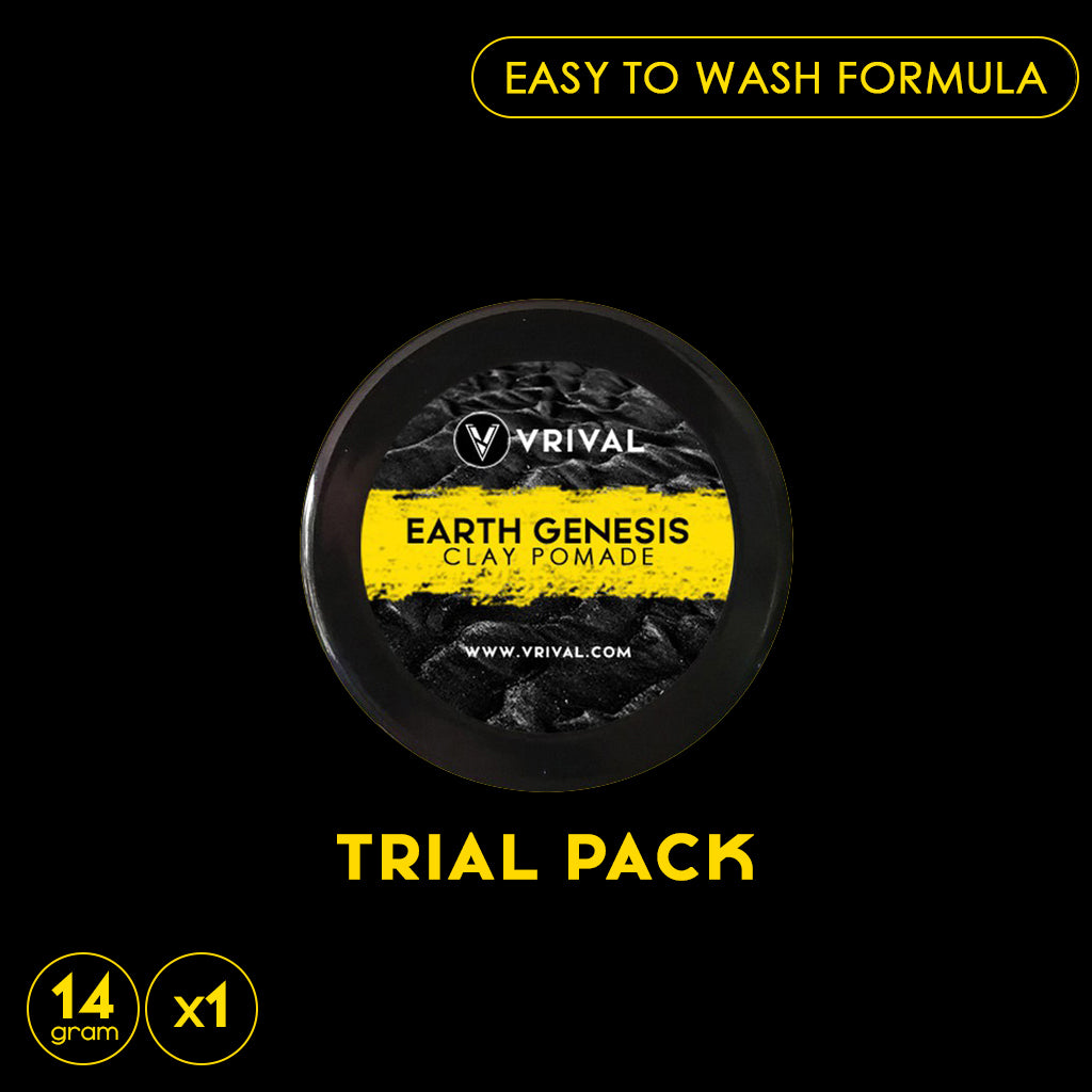 TRIAL PACK | Earth Genesis Clay Pomade by VRIVAL | 14g