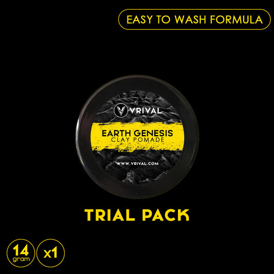TRIAL PACK | Earth Genesis Clay Pomade by VRIVAL | 14g